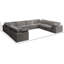 Canapé modulaire réversible en velours Cozy-988167175