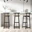 Ensemble de 3 tabourets de bar à hauteur de comptoir pour îlot de cuisine-644605960
