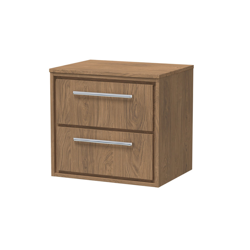 Tishay Bathroom Vanity, Antique Oak, 60.5cm W
