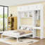 Lit escamotable avec armoires, bureau encastré et tablettes Murphy-640305414-640305413