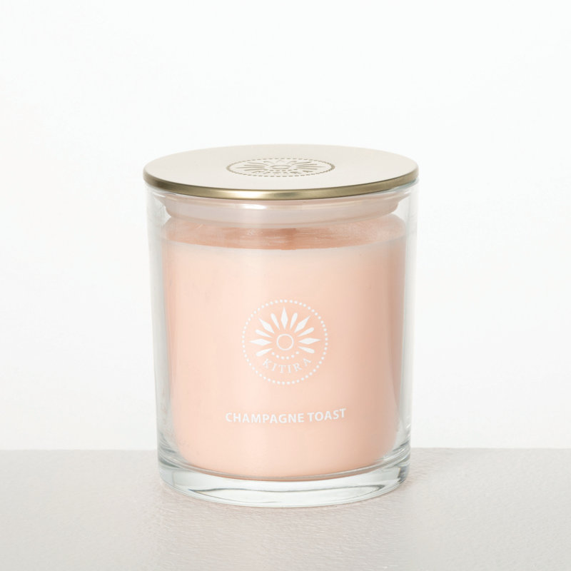 Bougie en champagne rose Vance Kitira, 10 oz