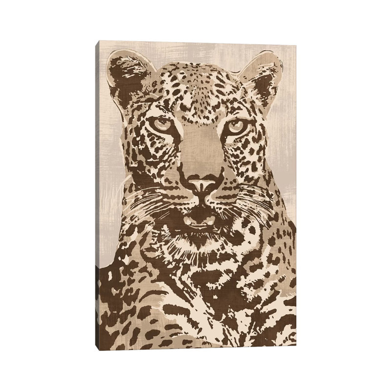 Leopard by Andrew Cooper - Wrapped Canvas Painting, 101.6 cm H x 66.04 cm W x 3.175 cm D