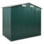 Garden Shed with Rack 205x130x183 cm Iron-1598157140