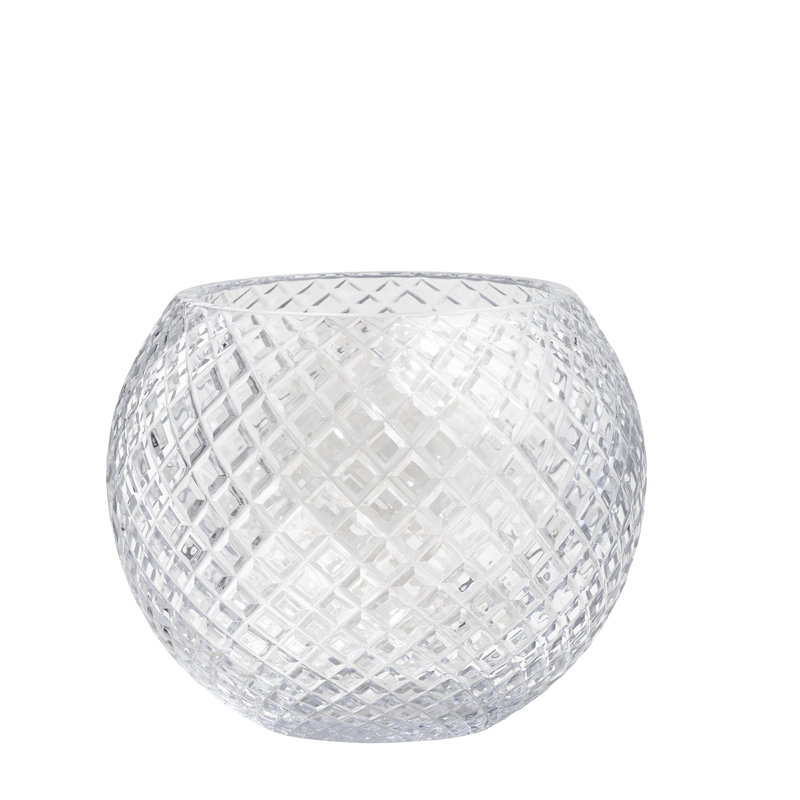 Nedlands Handmade Crystal Table Vase, 19" H x 22" W x 22" D