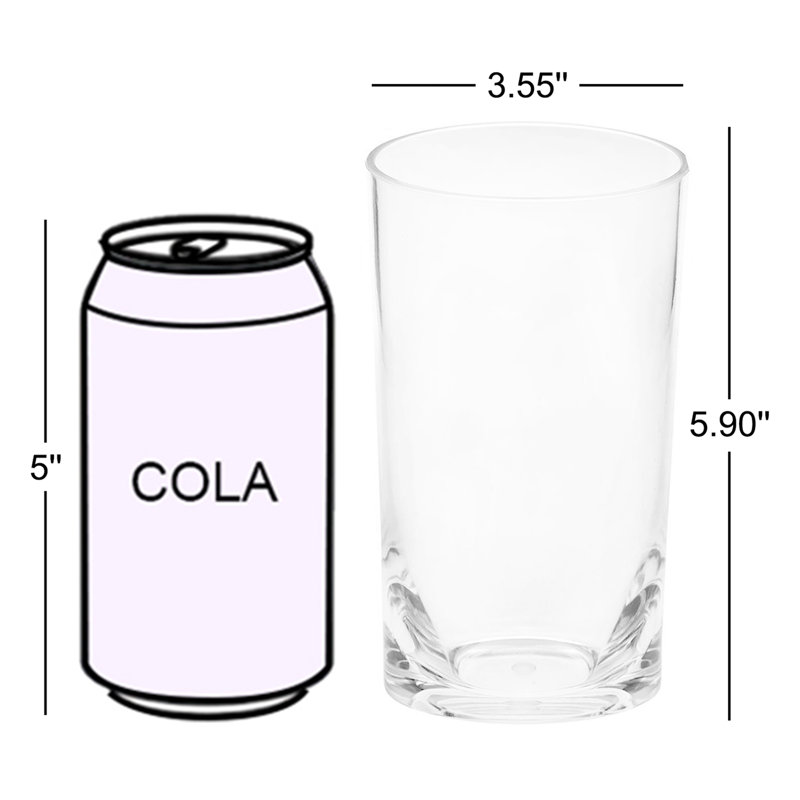 15oz. Acrylic Drinking Glass Set