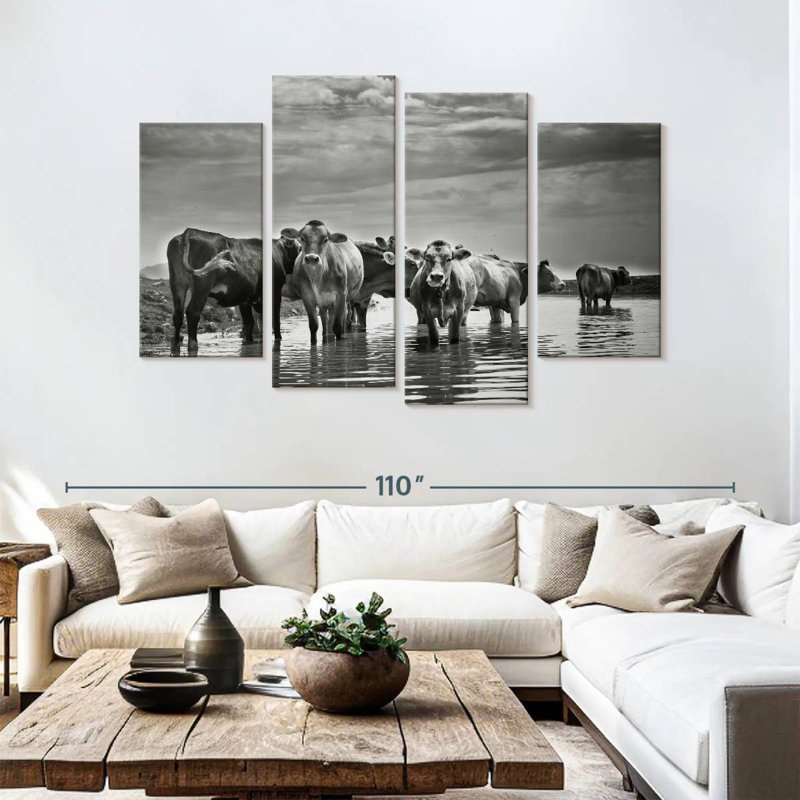 Brampt In The River, 54" H x 84" W