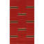 Geometric Area Rug in Red
