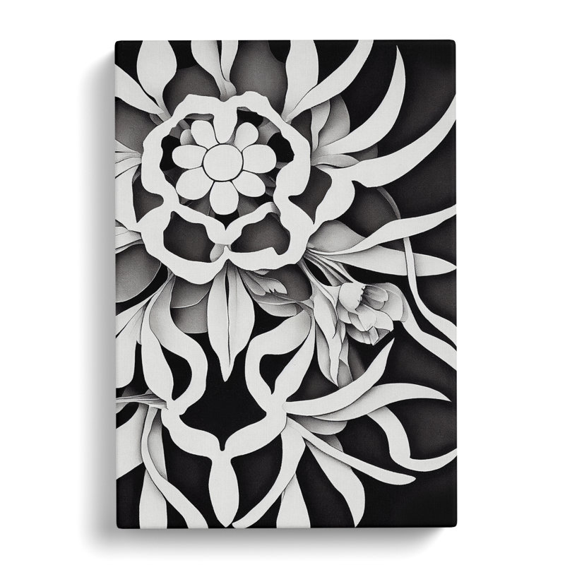 The Adventurous Flower - Wrapped Canvas Print, 76cm H x 35cm W x 3cm D