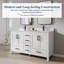 Ensemble de meuble-lavabo autoportant 60 po avec lavabo double 60 po-771324581-584737688