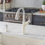 Robinet de cuisine à double jet Artona - Acier inoxydable / blanc-319513287-319513295