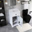 Meuble-lavabo autoportant de 20 po avec plateau en céramique intégré-1452065640-1452065639