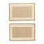 Ensemble de décorations murales en bois 2 pièces