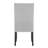 Modern Look 2pc Light Gray Finish Side Chair Fabric Full Back Upholstered Seat Nailhead Trim