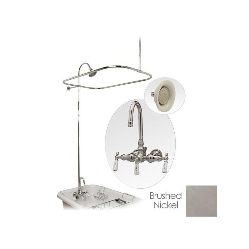 Complete Shower System, Brushed Nickel