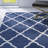 Ammundsen Geometric Navy/Beige Area Rug-2068512154