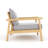Maia Teak Club Chair, Granite Cushion-122886862