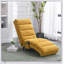 Élégante chaise longue en lin avec dossier ergonomique à 140 °, pour la détente au bureau ou dans le salon-1270670056