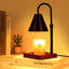 Lampe chauffe-bougie, minuterie, variateur, hauteur réglable, noire