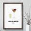 Pornstar Martini Cocktail - Picture Frame Typography-62804001-62804000