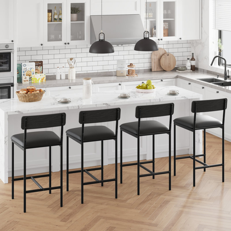 Counter Extra Tall Stool with Metal Frame