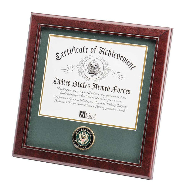 Cadre photo médaillon certificate Chyna, Armée américaine