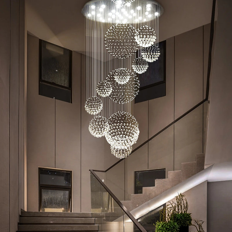 Rosdorf Park Thermia 13 - Light Dimmable Geometric Chandelier With 