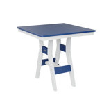 Berlin Gardens Harbor Regular Top With White Base Square Bar Table