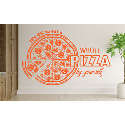 Pizza Wall Decal Restaurant Wall Decal Pizzeria Wall Sticker Wall Decal Pizza Wall Art Window Wall Sticker Pizza Decor