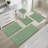 5 Piece Soft Absorbent Microfiber Bath Rug Set With Non-Slip Backing-389867998