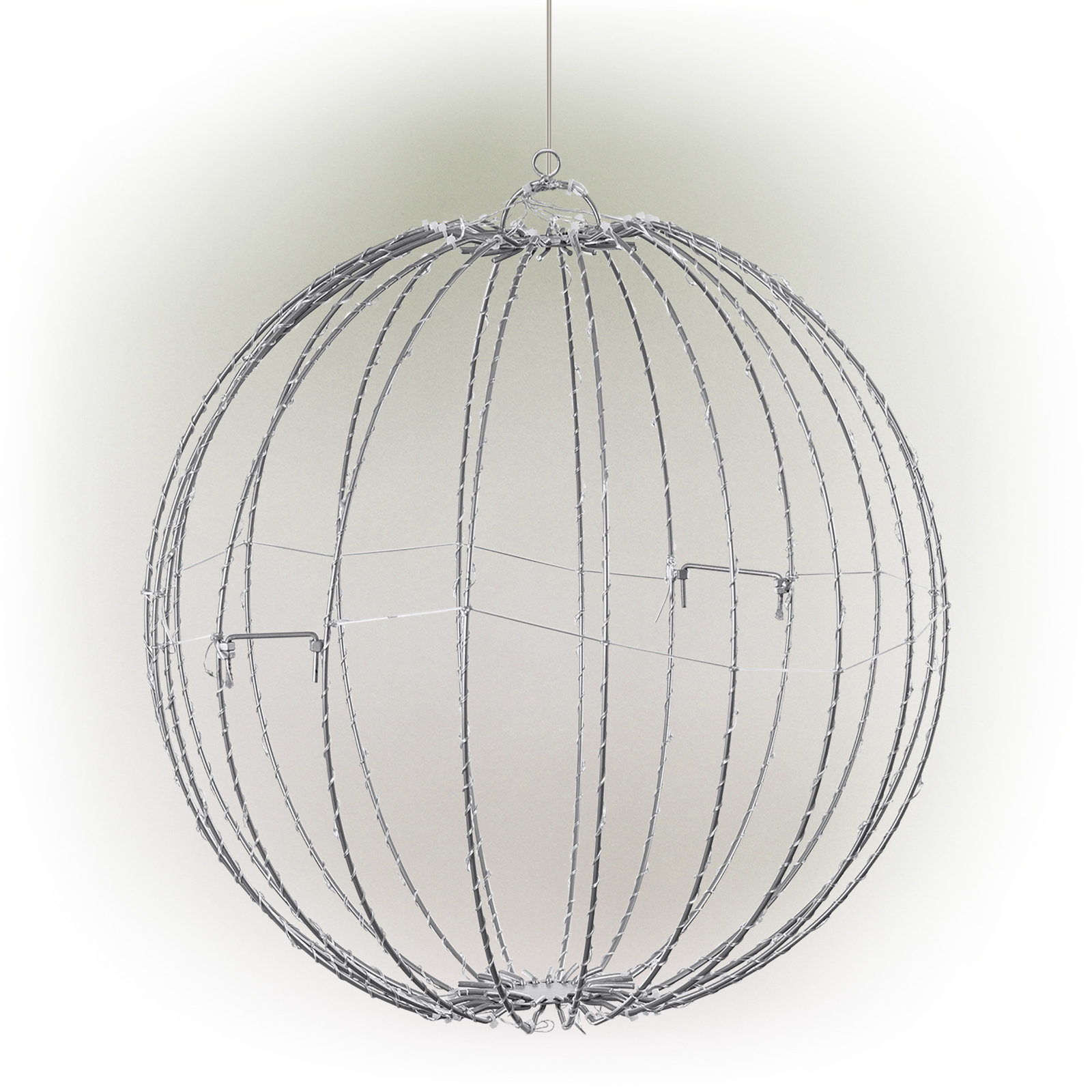 Lighted Sphere Outdoor Display, Multi-Color