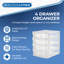 Bac de rangement de bureau et de comptoir 4 tiroirs avec couvercle d'organisation Grace Living