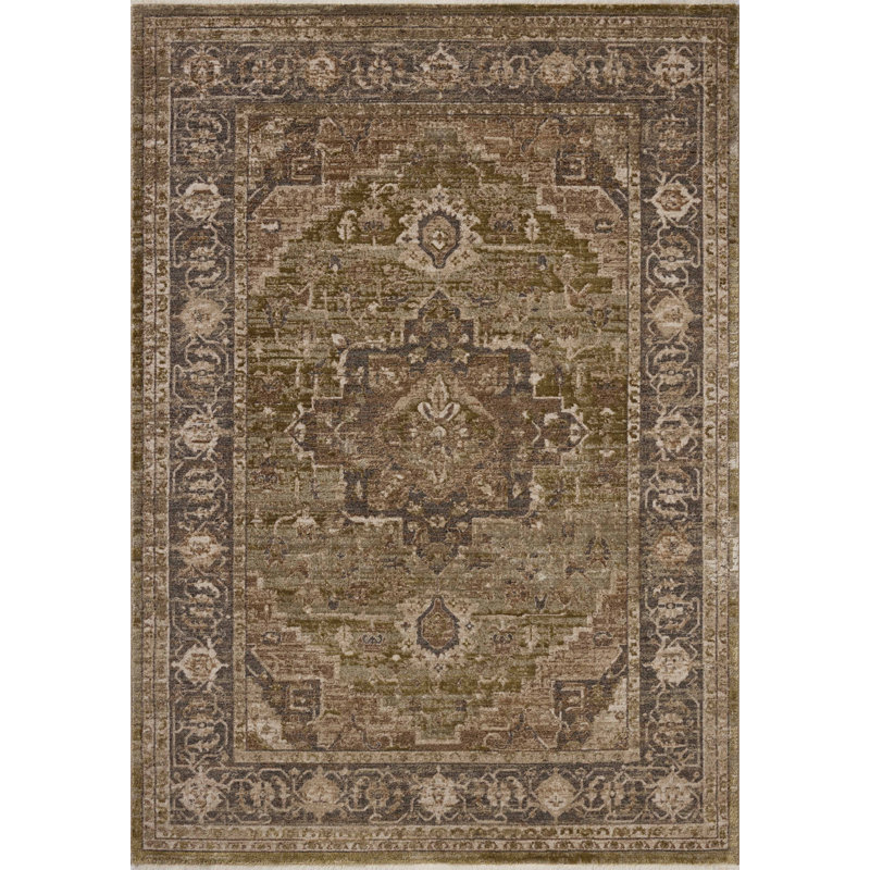 Tapis mousse / gris anthracite Loloi Haywood, Rectangle 2 pi 3 po x 3 pi 11 po