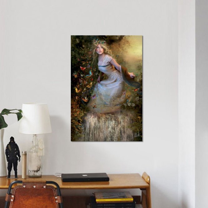 « summer dancer », impression sur toile, H 40 po x l 26 po x P 1,5 po
