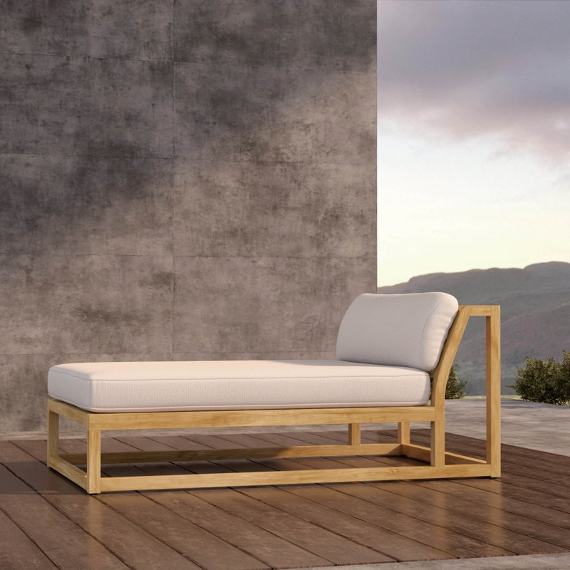 Westminster Teak Outdoor Chaise Lounge