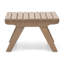 Table d'appoint d'extérieur - Bois gris, 19,9 x 19,9 x 12,73, lattes ouvertes, bois de construction décoratif, l 19,9 x L 19,9 x H 12,73, plateau décoratif