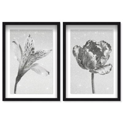 Peeking Flowers Set Set by Oliver Gal