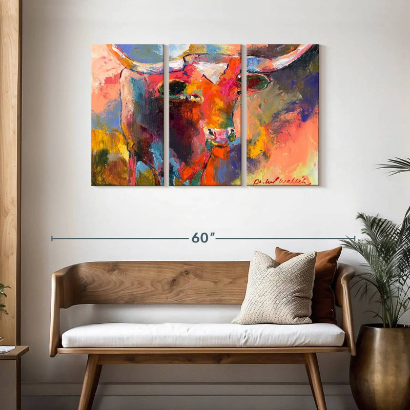 Brampt Steer, 28" H x 45" W