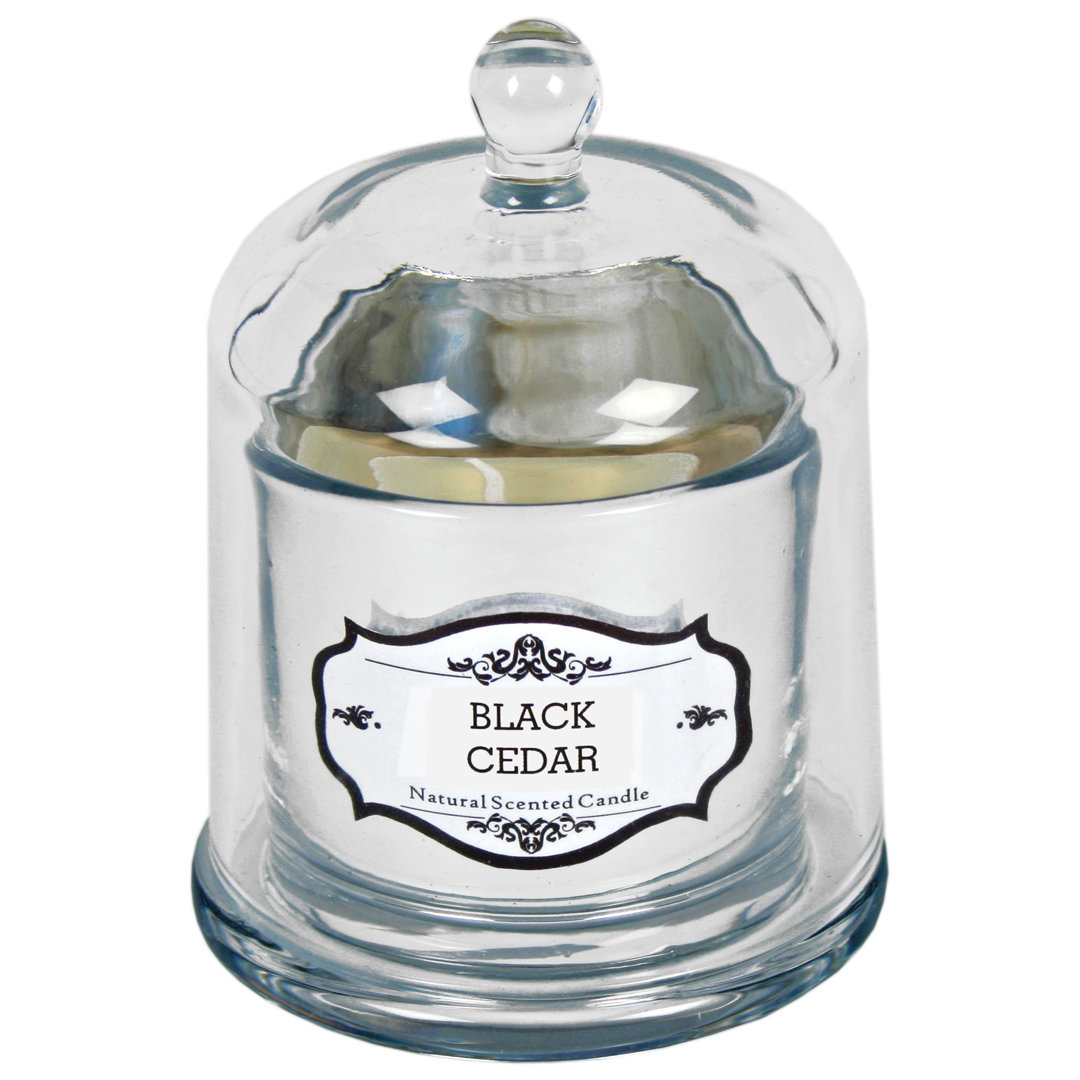 Black Cedar Scented Jar Candle