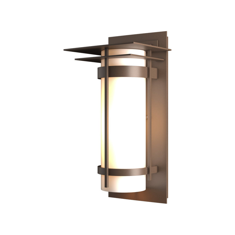 Banded 1 - Bulb Outdoor Flush Mount, Coastal Bronze, 25.9" H x 10.7" W x 9.2" D