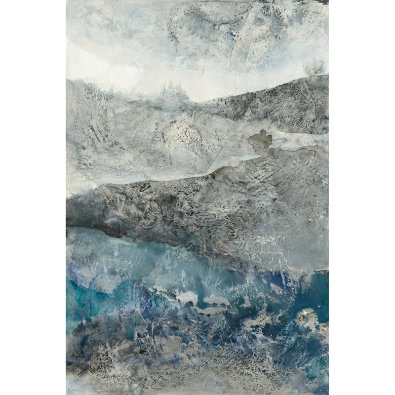 «Silver Hills Crop» par Albena Hristova - impression sur toile tendue, H 18 po x l 12 po, Non, Toile avec cadre flottant noir