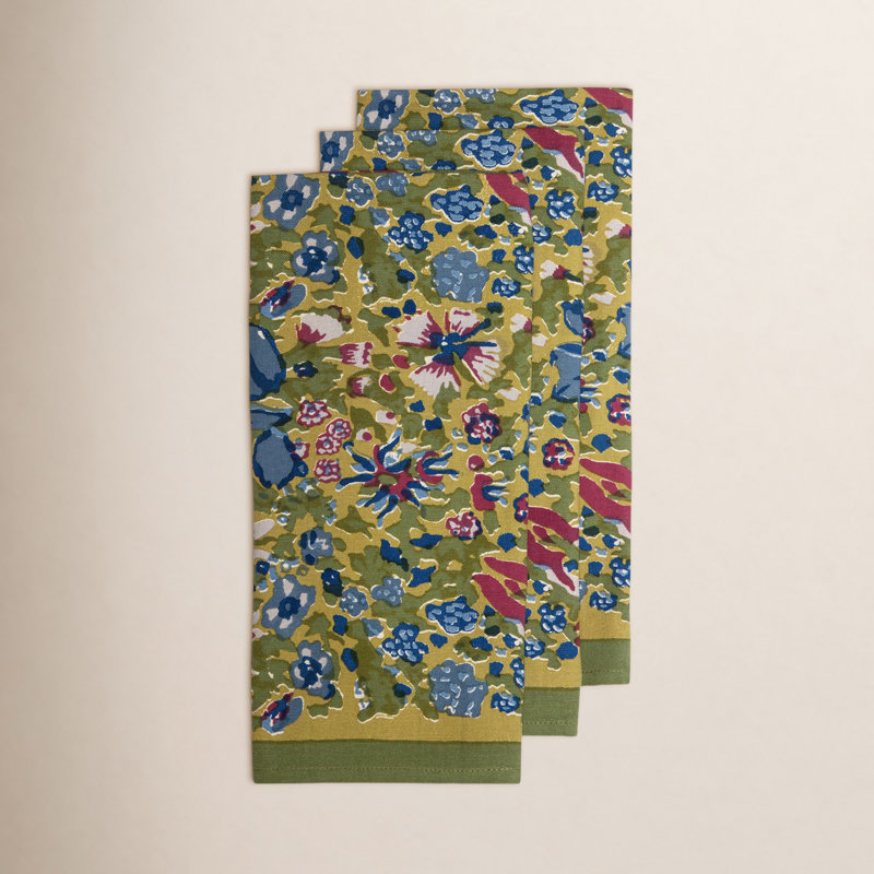 Torchon Sorene, Bleu / vert