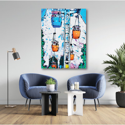 Studio Studio - Gondoles Disney - Toile tendue avec châssis - Collection Hamil