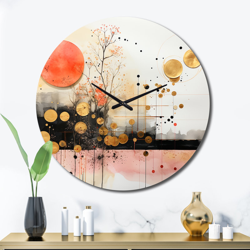 Horloge murale Escape to Serenity, Très grand