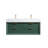 48" Wall-Mounted Double Sink Bathroom Vanity With  Stone Countertop, LED Light & 6 Soft-Close Drawers, Modern Design-1693027937