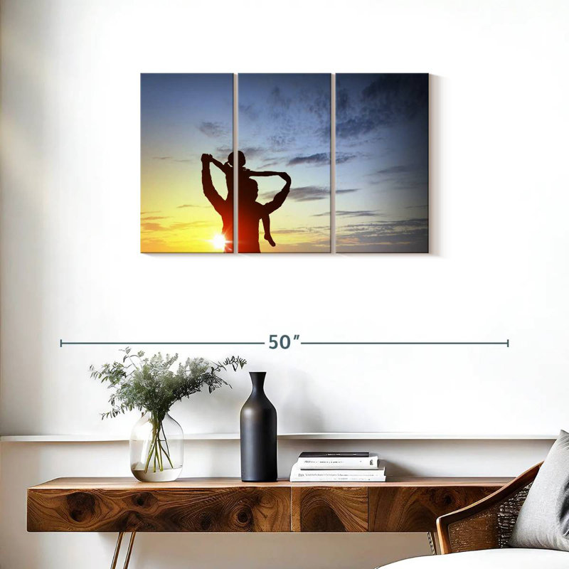 Lelend Father And Daughter Bonding, 20" H x 33" W