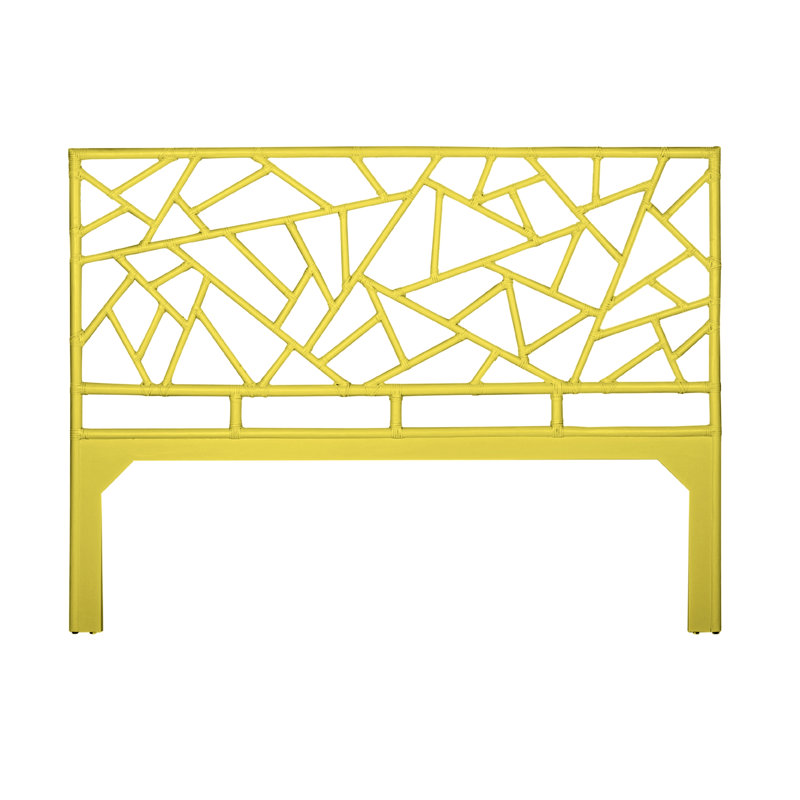 Tiffany Collection Open-Frame Headboard, Sunflower Yellow, King