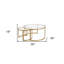 Lauretta 36" Glass And Steel Round Nested Coffee Tables-1406572429
