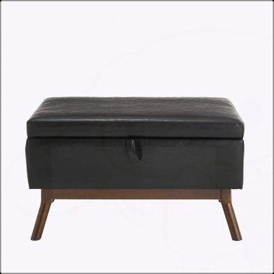 Banc de rangement Mid-Century Modern
