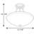 Carilynn Glass LED Semi Flush Mount-321099689