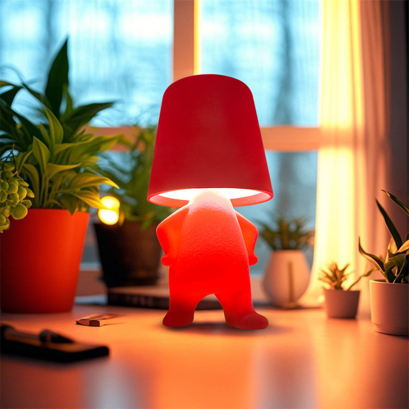 7'' Creative Table Lamp – Nightstand Lamp For Bedroom, Nursery, Living Room, Cute Small Bedside Lamp Perfect Gift And Decor